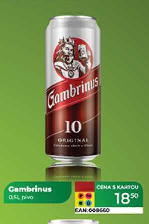 Gambrinus 0,5L pivo