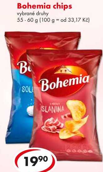 Bohemia chips, 55-60 g