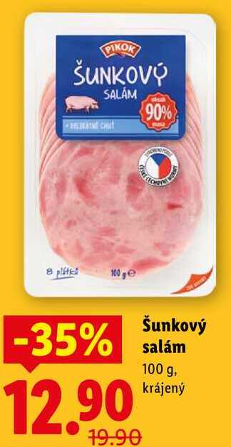 Šunkový salám, 100 g