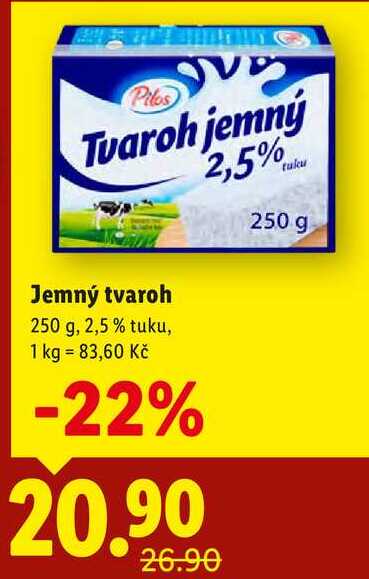 Jemný tvaroh, 250 g