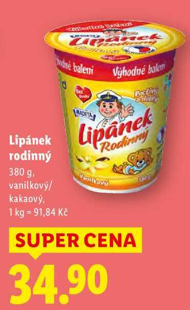 Lipánek rodinný, 380 g