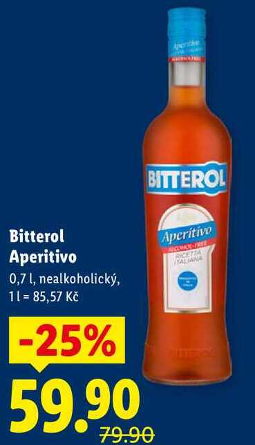 Bitterol Aperitivo, 0,7 l