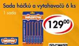 Sada háčků a vytahovačů 6 ks