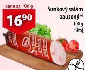 Šunkový salám zauzený, 100 g