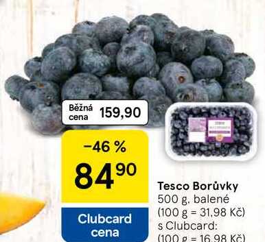 Tesco Borůvky, 500 g