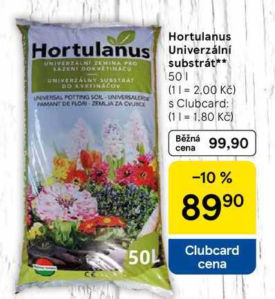 Hortulanus Univerzální substrát, 50 l