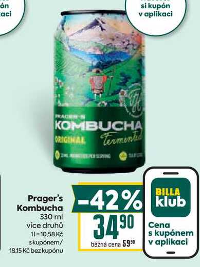 Prager's Kombucha 330 ml