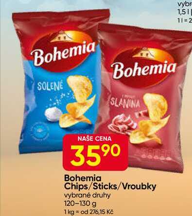 Bohemia Chips 120-130 g