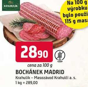 BOCHÁNEK MADRID 100g