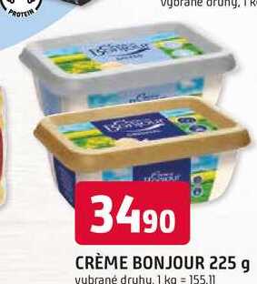 CRÈME BONJOUR 225 g