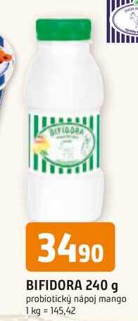 BIFIDORA 240 g probiotický nápoj mango 
