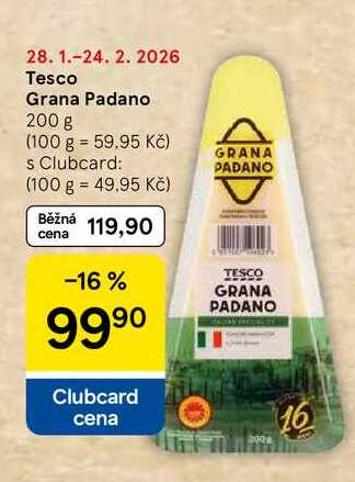 Tesco Grana Padano, 200 g