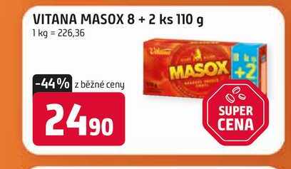 VITANA MASOX 8 + 2 ks 110 g 