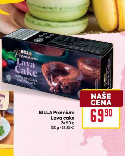 BILLA Premium Lava cake 2x 90 g 