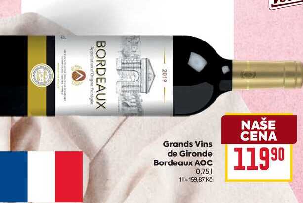 Grands Vins de Gironde Bordeaux AOC 0,75l