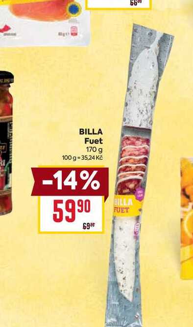 BILLA Fuet 170 g