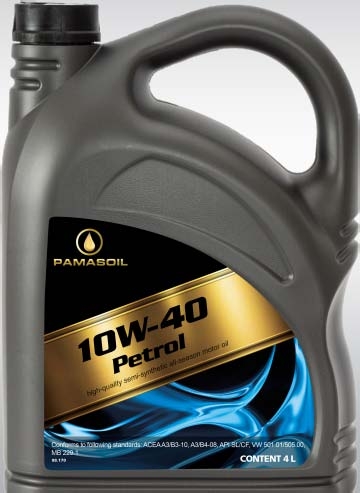 Polosyntetický motorový olej Pamasoil 10W-40 4l