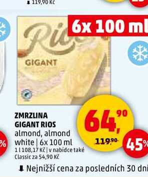 ZMRZLINA GIGANT RIOS, 6x 100 ml 
