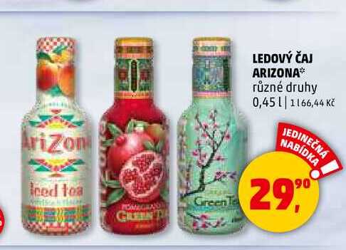LEDOVÝ ČAJ ARIZONA, 0,45 l