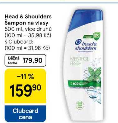 Head & Shoulders Šampon na vlasy, 500 ml