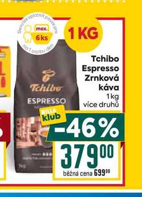 Tchibo Espresso Zrnková Κάνα 1kg 