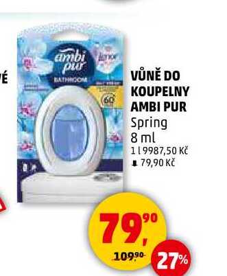VŮNĚ DO KOUPELNY AMBI PUR Spring, 8 ml 