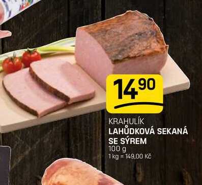 LAHŮDKOVÁ SEKANÁ SE SÝREM 100 g 