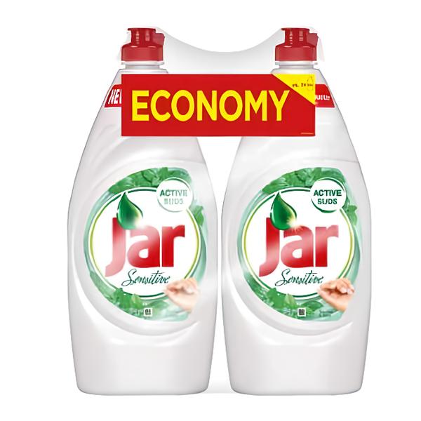 Jar Sensitive Tea Tree & Mint mycí prostředek na nádobí, 2x 900 ml