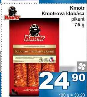 Kmotr Kmotrova klobása pikant 75 g 