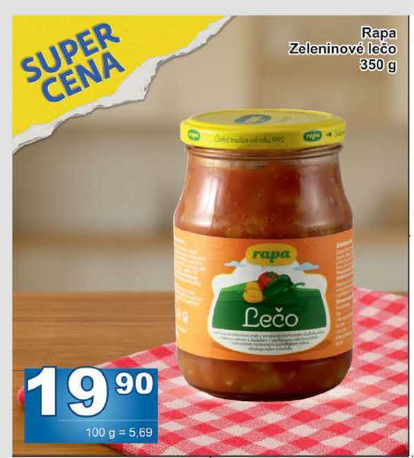 Rapa Zeleninové lečo 350 g 