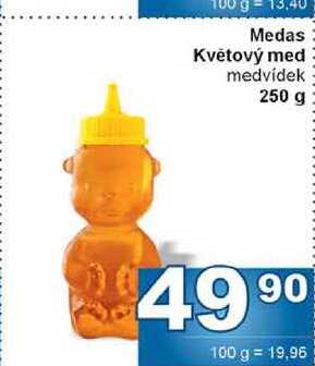 Medas Květový med medvídek 250 g 