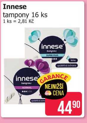 Innese tampony 16 ks