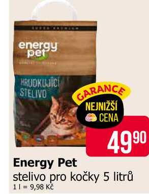 Energy Pet stelivo pro kočky 5 litrů