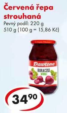 Červená řepa strouhaná, 510 g 