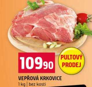 VEPŘOVÁ KRKOVICE 1 kg bez kosti