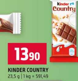 KINDER COUNTRY 23,5 g 