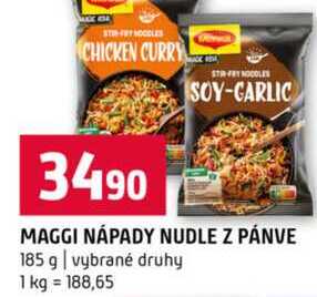 MAGGI NÁPADY NUDLE Z PÁNVE 185 g vybrané druhy
