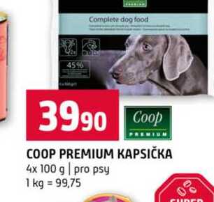 COOP PREMIUM KAPSIČKA 4x 100 g pro psy
