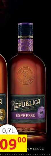 Božkov Republica Espresso 0,7l