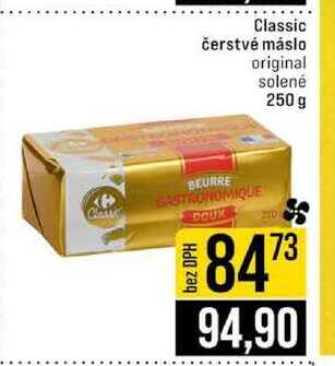 Classic čerstvé máslo original solené 250 g
