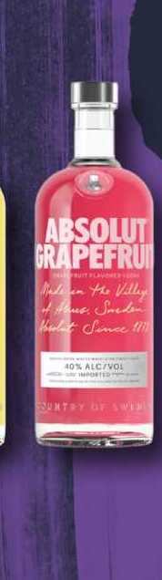 ABSOLUT GRAPEFRUIT 1L