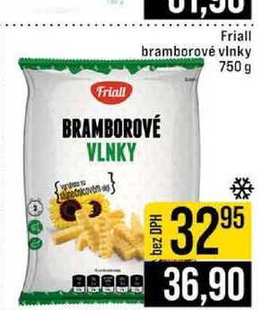 Friall bramborové vlnky 750 g