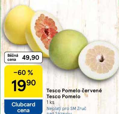 Tesco Pomelo červené, 1 ks