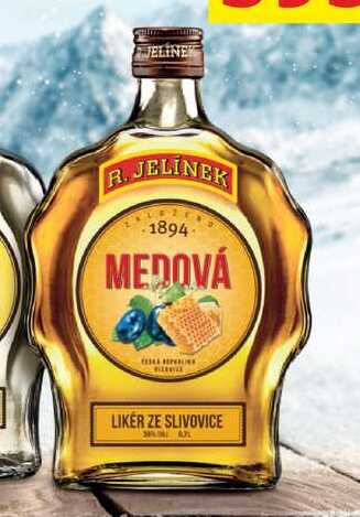 R. JELÍNEK Medová Slivovice Likér 0,7l 35%