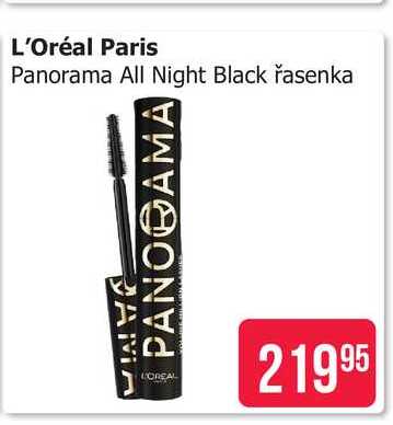 L'Oréal Paris Panorama All Night Black řasenka 