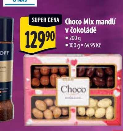   Choco Mix mandlí  v čokoládě 200 g