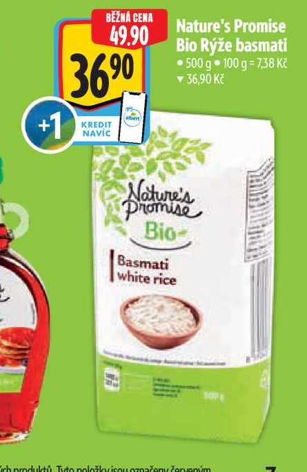   Nature's Promise Bio Rýže basmati 500 g 