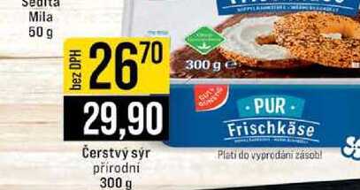Čerstvý sýr přírodní 300 g