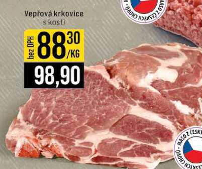 Vepřová krkovice s kosti 1kg