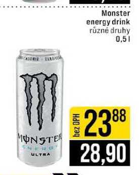 Monster energy drink různé druhy 0,5l